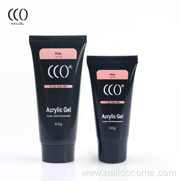 CCO wholesale high quality Not hot hand Easy Apply Soak Off poly gel  Acrylic Gel For Nail Extension